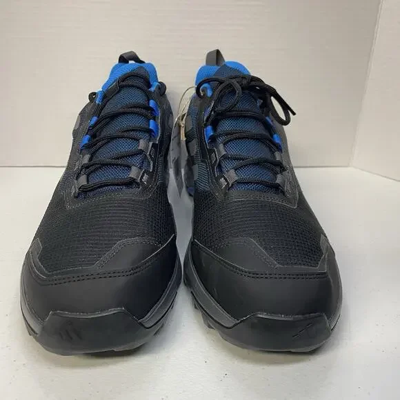 Adidas Men Size 13 Shoes Eastrail NEW 2 R.RDY Black Blue Hiking Trail S24009 - Picture 5 of 10